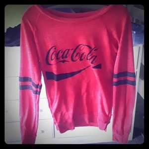 Long sleeve coca cola shirt